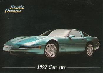 1992 All Sports Marketing Exotic Dreams #54 1992 Corvette Front