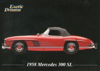 1992 All Sports Marketing Exotic Dreams #62 1958 Mercedes 300 SL Front