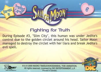 2000 Dart Sailor Moon Series 3 #6 Fighting for Truth Back