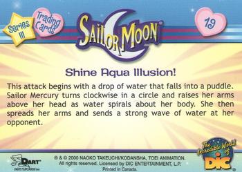 2000 Dart Sailor Moon Series 3 #19 Shine Aqua Illusion! Back