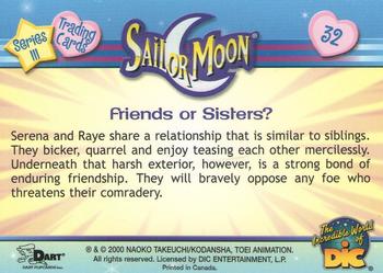 2000 Dart Sailor Moon Series 3 #32 Friends or Sisters? Back