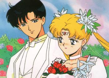 2000 Dart Sailor Moon Series 3 #65 Darien and Serena Together Again Front