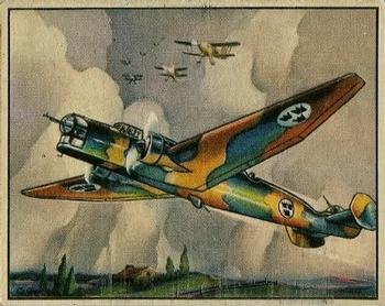 1939 Gum Inc. World In Arms (R173) #Airplanes 7 Swedish Junkers Bomber Front