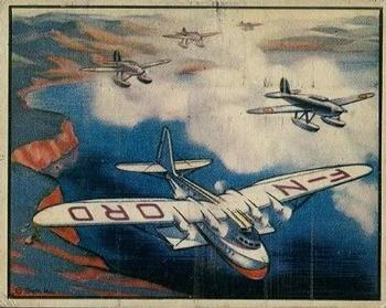 1939 Gum Inc. World In Arms (R173) #Airplanes 13 French Torpedo Planes Escorting Giant Letecoere Front
