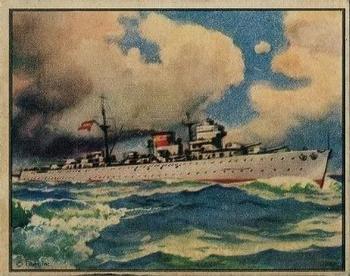 1939 Gum Inc. World In Arms (R173) #Ships 8 Spanish Nationalist Cruiser 