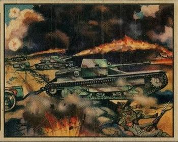 1939 Gum Inc. World In Arms (R173) #Iron Cavalry 3 Italian Flame-throwing Tank Front