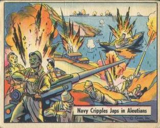 1942 War Gum (R164) #92 Navy Task Force Cripples Japs in Aleutians Front