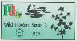 1994 Brooke Bond 40 Years of Cards (Black Back) #6 Wild Flowers Series 2 Front