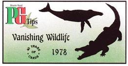 1994 Brooke Bond 40 Years of Cards (Black Back) #32 Vanishing Wildlife Front