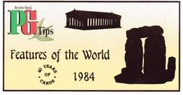 1994 Brooke Bond 40 Years of Cards (Black Back) #37 Features of the World Front