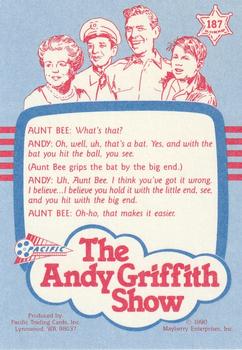 1991 Pacific The Andy Griffith Show Series 2 #187 