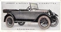 1922 Lambert & Butler Motor Cars #5 Studebaker Front