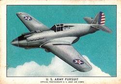1940 Wings Modern American Airplanes No Letter Series (T87) #5 U.S. Army Pursuit Front