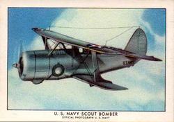 1940 Wings Modern American Airplanes No Letter Series (T87) #18 U.S. Navy Scout Bomber Front