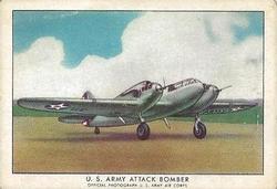 1940 Wings Modern American Airplanes Series A (T87a) #2 U.S. Army Attack Bomber Front