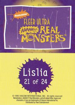 1995 Fleer Ultra AAAHH!! Real Monsters - Pop-Ups #21 Lislia Back