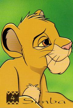 1995 Panini The Lion King #4 Simba Front
