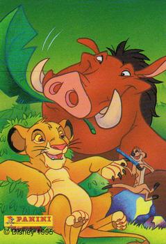 1995 Panini The Lion King #37 Timon & Pumbaa Back
