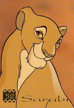 1995 Panini The Lion King #52 Sarabi Front