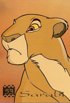 1995 Panini The Lion King #53 Sarabi Front