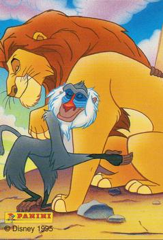 1995 Panini The Lion King #55 Rafiki Back