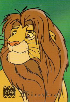 1995 Panini The Lion King #84 Simba Front