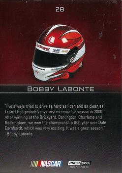 2010 Press Pass Premium #28 Bobby Labonte Back