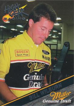 1994 Wheels High Gear Power Pack Team Set Miller Genuine Draft #8 Bill Wilburn Front