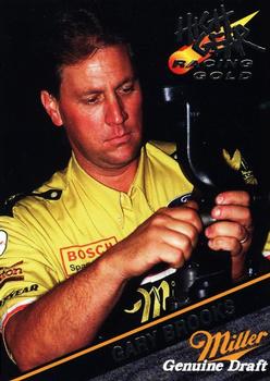 1994 Wheels High Gear Power Pack Team Set Miller Genuine Draft - Gold #11 Gary Brooks Front