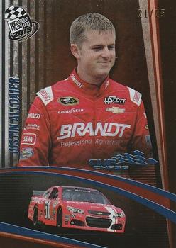 2015 Press Pass Cup Chase - Blue #2 Justin Allgaier Front