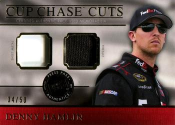 2015 Press Pass Cup Chase - Cup Chase Cuts #CCC-DH Denny Hamlin Front