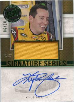 2015 Press Pass Cup Chase - Signature Series Green #SS-KYB Kyle Busch Front