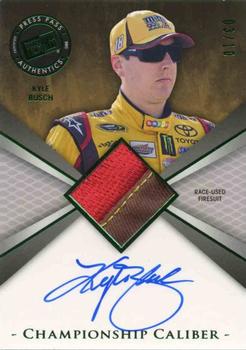 2015 Press Pass Cup Chase - Championship Caliber Autographs Green #CC-KYB Kyle Busch Front