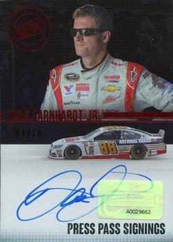 2015 Press Pass Cup Chase - Press Pass Signings Red #PPS-DEJ Dale Earnhardt Jr. Front