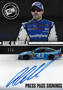 2015 Press Pass Cup Chase - Press Pass Signings Melting #PPS-AA Aric Almirola Front