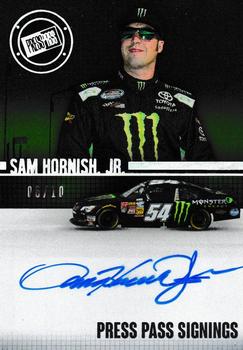 2015 Press Pass Cup Chase - Press Pass Signings Melting #PPS-SHJ Sam Hornish Jr. Front