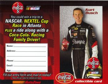 2005 Coca-Cola Racing Family AutoZone #NNO Kurt Busch Front