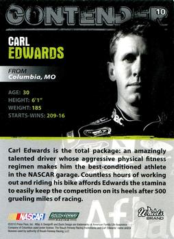 2010 Wheels Main Event #10 Carl Edwards  Back
