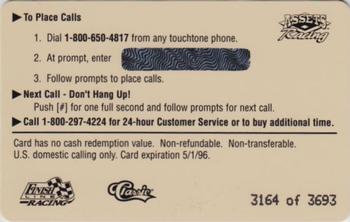 1995 Assets - $5 Phone Cards #NNO Ricky Rudd Back