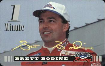 1995 Assets - 1-Minute Phone Cards Gold Signature #NNO Brett Bodine Front