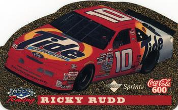 1995 Assets - Coca-Cola 600 Die Cut Phone Cards #NNO Ricky Rudd Front