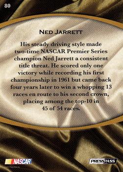 2010 Press Pass Legends #80 Ned Jarrett  Back