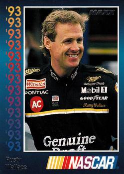 1993 Maxx Premier Series #2 Rusty Wallace Front