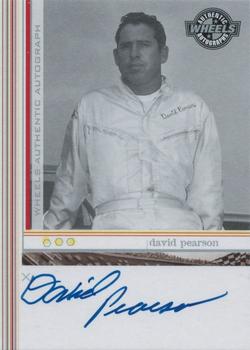 2004 Wheels High Gear - Autographs #NNO David Pearson Front