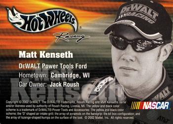 2003 Hot Wheels Racing #NNO Matt Kenseth Back