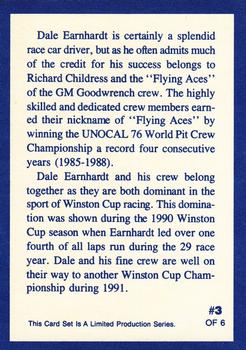1991 Sunbelt Dale Earnhardt #3 Dale Earnhardt Back