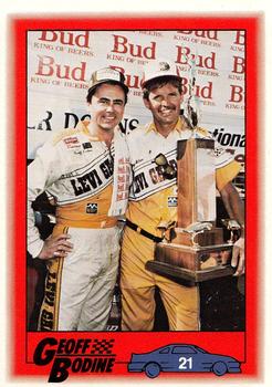 1991 Racing Legends Geoff Bodine #21 Geoff Bodine / Gary Nelson Front