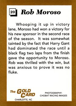 1991 The Gold Card Rob Moroso #20 Rob Moroso Back