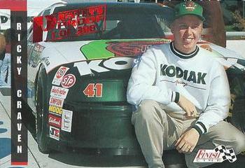 1995 Finish Line - Printer's Proof #41 Ricky Craven Front