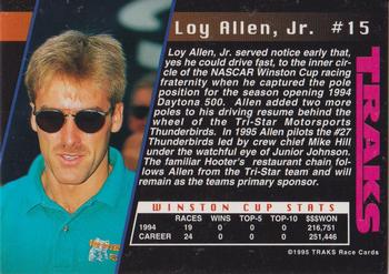 1995 Traks - Silver Foil #15 Loy Allen, Jr. Back